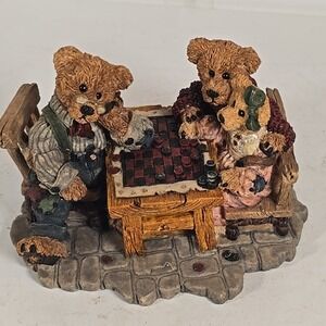 Boyds Bear & Friends The Bearstone Collection Sunday Afternoon Figurine
